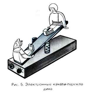Электронные качели игрушка схема